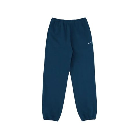 W Nike NRG Solo Swoosh Fleece Pants 棉褲 靛藍 長褲 DA0334-460