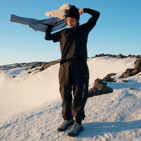 adidas 愛迪達 Adidas Ng Dwr Pnt IX7923 男 長褲 運動長褲 休閒長褲 國家地理 黑 亞版