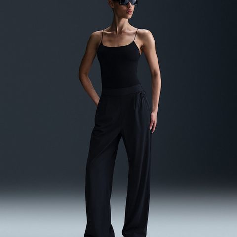 【NIKE】AS W NK 24.7 DF HR WD LEG PANT 女款 長褲 黑色-HQ0236010