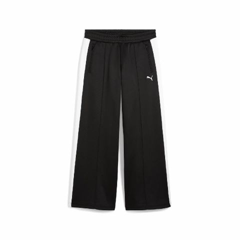 長褲 T7 Track 女款 黑 寬褲 低腰 黑 白 Rosé 著用款 62980301