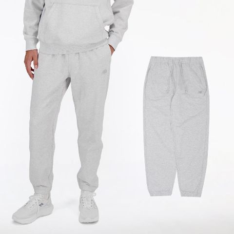 New Balance 紐巴倫 長褲 Athletics French Terry Pants 男款 灰 毛圈布 束口 抽繩 棉褲 褲子 NB AMP41508AHH