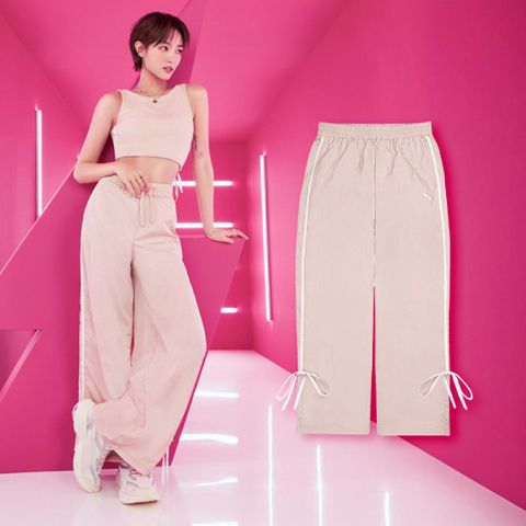 長褲 Modern Delight Pants 女款 褲子 寬褲 粉紅 口袋 蝴蝶結 王淨著用款 68956319