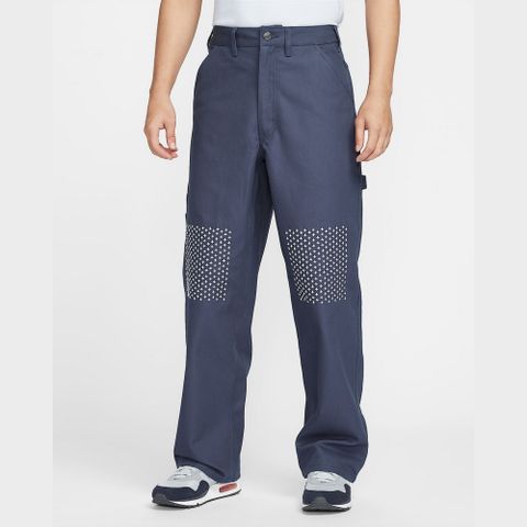 【NIKE】AS M NL CARPENTER PANT SASHIKO 男 長褲 藍色-HJ8479437