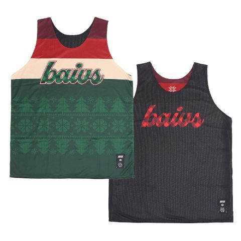 Baivs Xmas Jersey 球參 雙面球衣 聖誕節 限定款 紅 綠 雪花 聖誕樹 BJMAS125