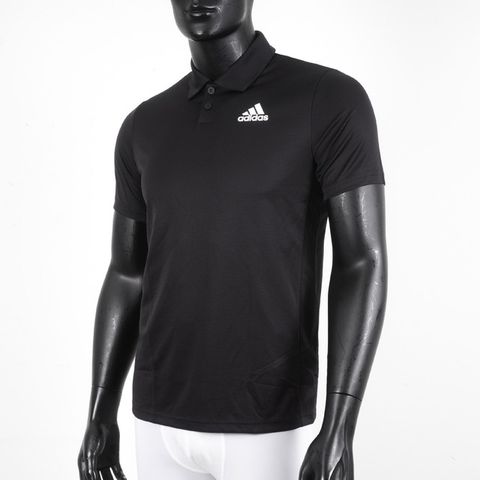 Adidas H.RDY POLO [HC2716] 男 Polo衫 短袖 上衣 運動 訓練 網球 快乾 涼爽 黑