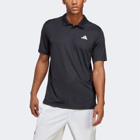 ADIDAS 愛迪達 Club Polo [HS3278] 男 短袖上衣 POLO衫 運動 網球 休閒 吸濕 排汗 亞洲版 黑