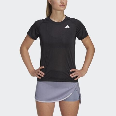 ADIDAS 愛迪達 Club Tee [HS1450] 女 短袖上衣 網球 運動 休閒 吸濕 排汗 透氣 舒適 黑