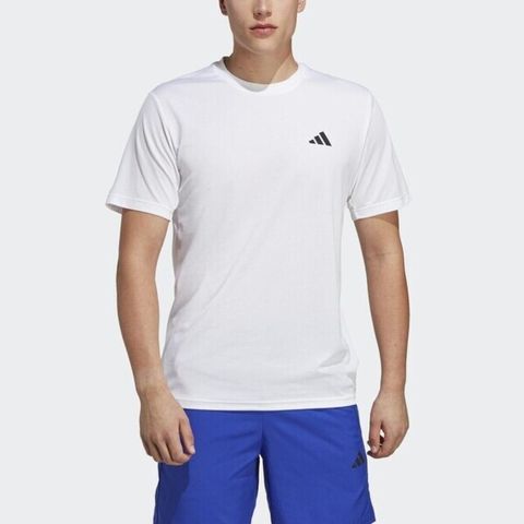 ADIDAS 愛迪達 Tr-es Base T [IC7430] 男 短袖上衣 運動 訓練 健身 吸濕 排汗 舒適 亞洲版 白