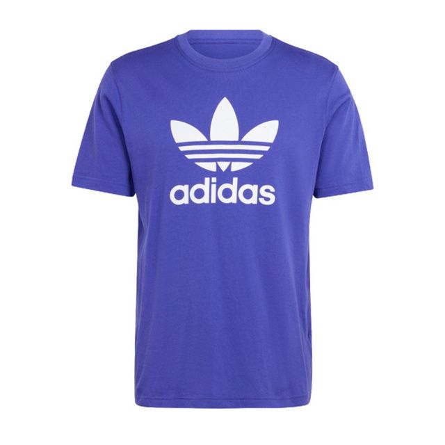 adidas Originals Adidas Trefoil T-Shirt [IR7982] 男 短袖 上衣 T恤 運動 經典 三葉草 基本款 藍紫