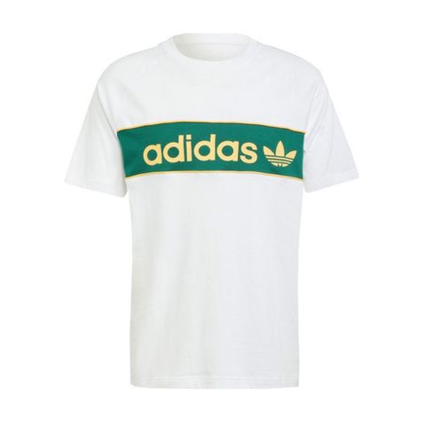 adidas Originals Adidas NY Tee [IU0198] 男 短袖 上衣 T恤 運動 休閒 經典 三葉草 棉質 基本款 白