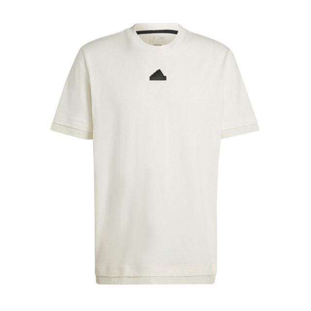 ADIDAS 愛迪達  M CE Q2 PR Tee [IR5173] 男 短袖 上衣 T恤 運動 訓練 休閒 寬鬆 基本款 米白