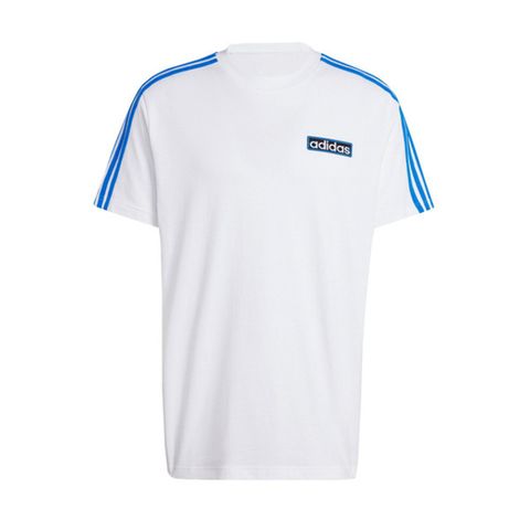 Adidas Adibreak Tee [IV5351] 男 短袖 上衣 T恤 運動 復古 經典 棉質 舒適 白藍