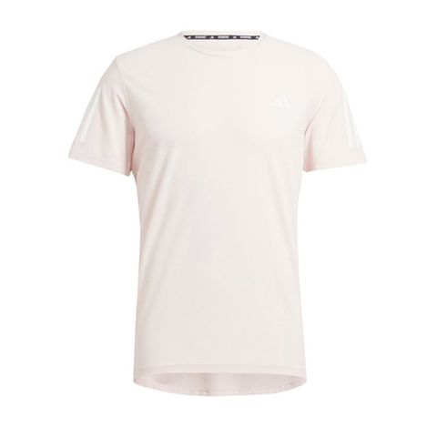 ADIDAS 愛迪達 OTR B Tee [IN1514] 男 短袖 上衣 運動 慢跑 路跑 反光 訓練 吸濕排汗 透氣 米杏