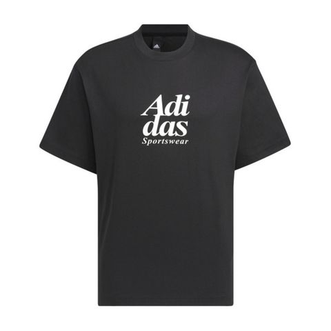 ADIDAS 愛迪達 ST FL GFX Tee [IT3925] 男 短袖 上衣 T恤 運動 休閒 寬鬆 棉質 舒適 黑白