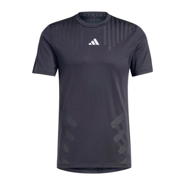 ADIDAS 愛迪達  HIIT Airchi Tee [IX5374] 男 短袖 上衣 運動 訓練 健身 透氣 涼感 反光 黑