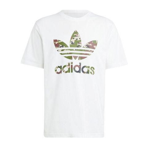 adidas Originals Adidas Camo White T [IS2894] 男 短袖 上衣 T恤 迷彩LOGO 三葉草 運動 休閒 白