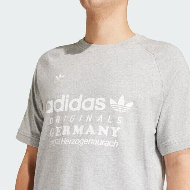 adidas Originals Adidas GRF Tee [IU0224] 男 短袖 上衣 T恤 運動 休閒 復古 三葉草 棉質 灰 白