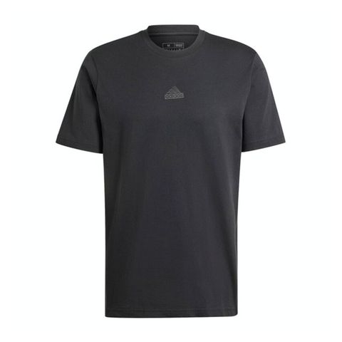 ADIDAS 愛迪達 M BL SIG 2 T [IW2679] 男 短袖 上衣 T恤 運動 休閒 基本款 棉質 舒適 黑