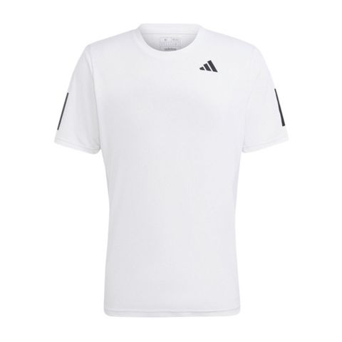 ADIDAS 愛迪達 Club Smu3s Tee [IS2297] 男 短袖 上衣 運動 訓練 吸濕排汗 透氣 白黑