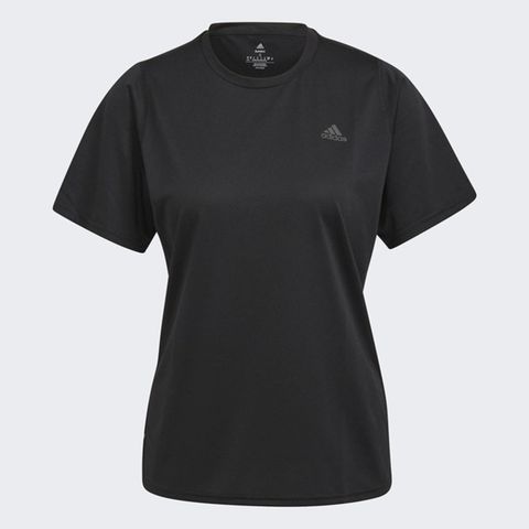 ADIDAS 愛迪達 RI 3B TEE H57742 女 短袖上衣 T恤 亞洲版 運動 慢跑 反光 吸濕 排汗 柔軟 黑