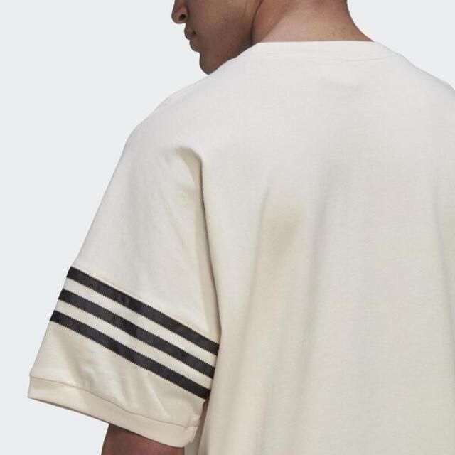 adidas Originals Adidas New C Tee HM1874 男 短袖 上衣 運動 休閒 垂肩 落肩 國際版 寬鬆 棉質 米白