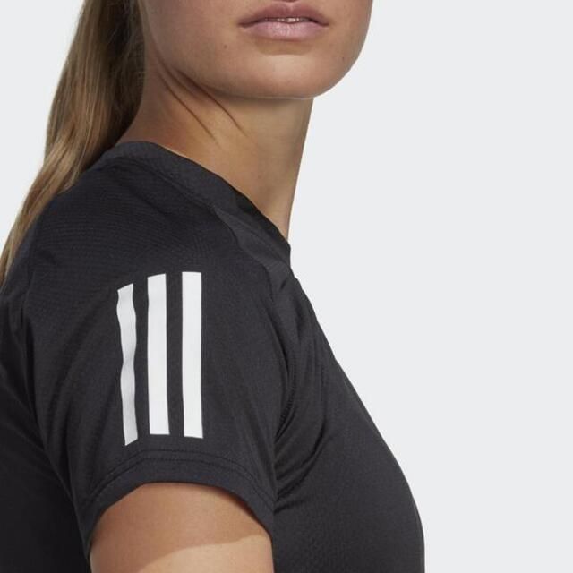 ADIDAS 愛迪達  Club Tee HS1450 女 短袖上衣 網球 運動 休閒 吸濕 排汗 透氣 舒適 黑