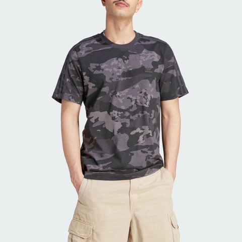 adidas Originals Adidas Camo Aop Tee II8178 男 短袖 上衣 T恤 亞洲版 經典 休閒 迷彩 棉質 舒適 灰