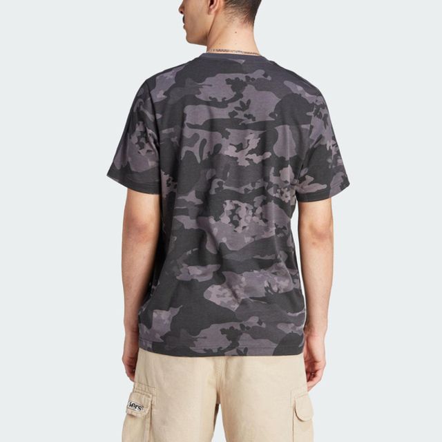 adidas Originals Adidas Camo Aop Tee II8178 男 短袖 上衣 T恤 亞洲版 經典 休閒 迷彩 棉質 舒適 灰