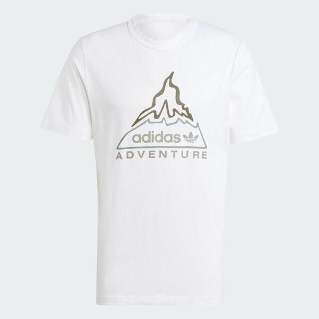 adidas Originals Adidas Adv Volcano Tee IJ0702 男 短袖 上衣 T恤 亞洲版 運動 休閒 火山圖案 白