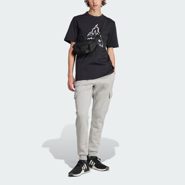 adidas Originals Adidas Adv Volcano Tee IL5183 男 短袖 上衣 T恤 亞洲版 運動 休閒 火山圖案 黑