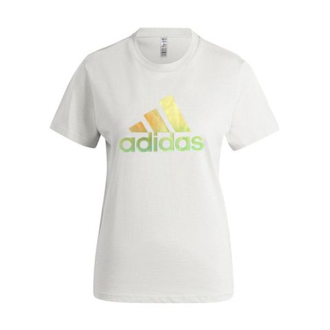 ADIDAS 愛迪達 MH BOS TEE 1 IM8885 女 短袖 上衣 T恤 運動 訓練 夏日 輕薄 舒適 基本款 白