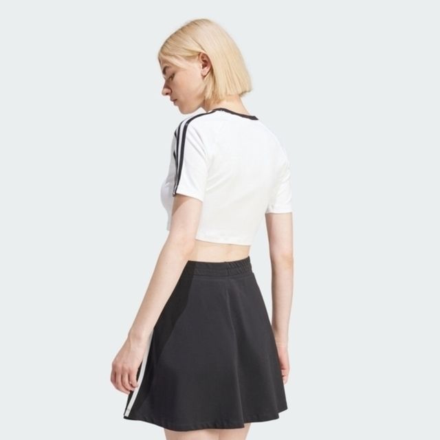 【ADIDAS】3 s baby tee ip0662 Adidas 3-Stripes Baby Tee – DTLR