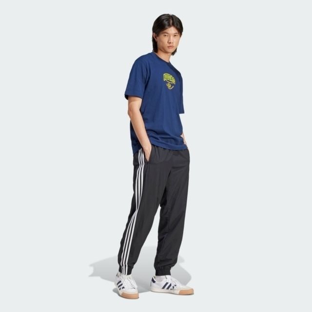 adidas Originals Adidas VRCT SS Tee IS0184 男 短袖 上衣 T恤 運動 經典 三葉草 大LOGO 深藍