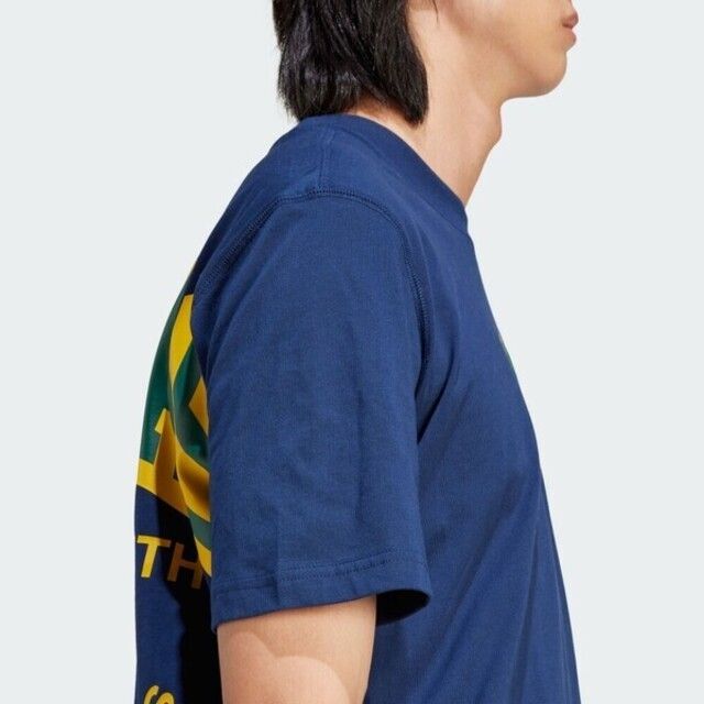 adidas Originals Adidas VRCT SS Tee IS0184 男 短袖 上衣 T恤 運動 經典 三葉草 大LOGO 深藍