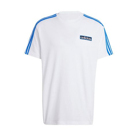 adidas Originals Adidas Adibreak Tee IV5351 男 短袖 上衣 T恤 運動 復古 經典 棉質 舒適 白藍