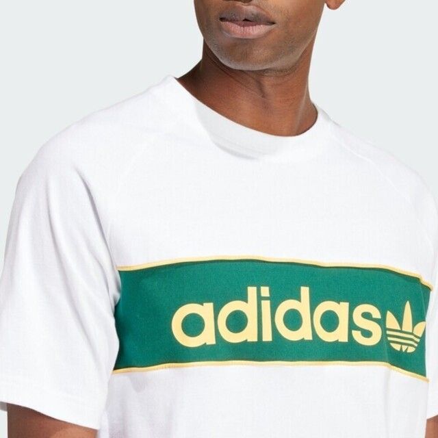 adidas Originals Adidas NY Tee IU0198 男 短袖 上衣 T恤 運動 休閒 經典 三葉草 棉質 基本款 白