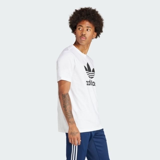 adidas Originals Adidas Trefoil T-Shirt IV5353 男 短袖 上衣 T恤 運動 經典 三葉草 基本款 白