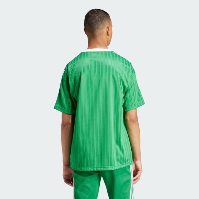 adidas Originals Adidas Adicolor Poly T IM9457 男 短袖 上衣 運動 休閒 寬鬆 復古 三葉草 綠