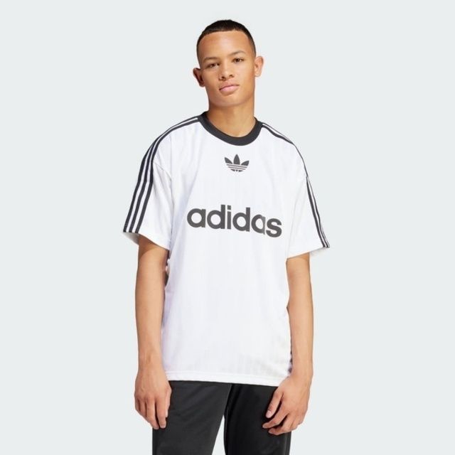 adidas Originals Adidas Adicolor Poly T IM9459 男 短袖 上衣 運動 休閒 寬鬆 復古 三葉草 白