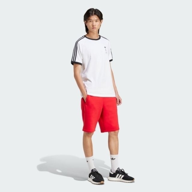 adidas Originals Adidas 3S TEE SNAP IY2270 男 短袖 上衣 T恤 修身 休閒 迪士尼 聯名 白黑