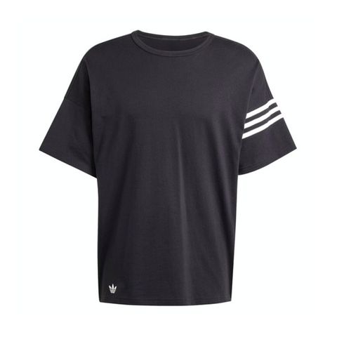 adidas Originals Adidas NEU C Tee IW0972 男 短袖 上衣 T恤 運動 經典 三葉草 寬鬆 棉質 簡約 黑白