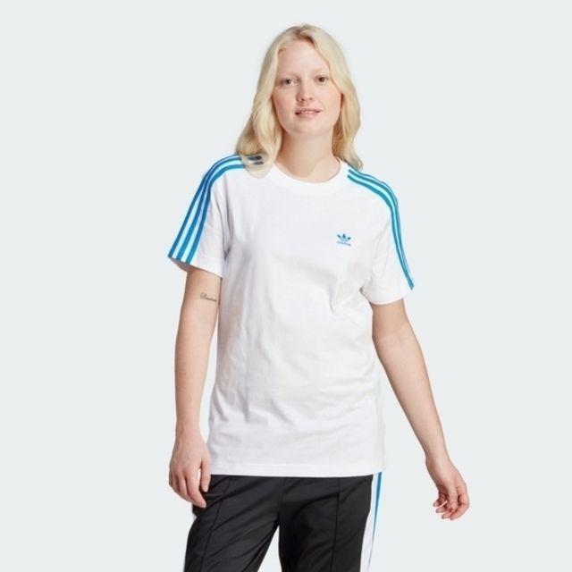 adidas Originals Adidas Adibrk Tee [IU2475] 女 短袖 上衣 運動 休閒 三葉草 棉質 寬鬆 舒適 白