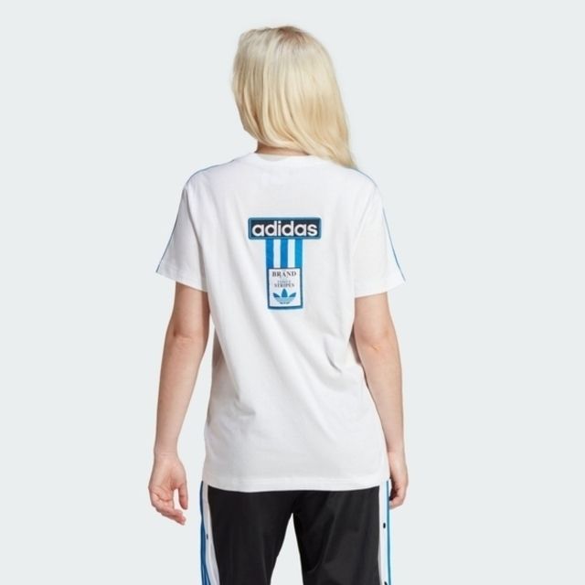 adidas Originals Adidas Adibrk Tee [IU2475] 女 短袖 上衣 運動 休閒 三葉草 棉質 寬鬆 舒適 白