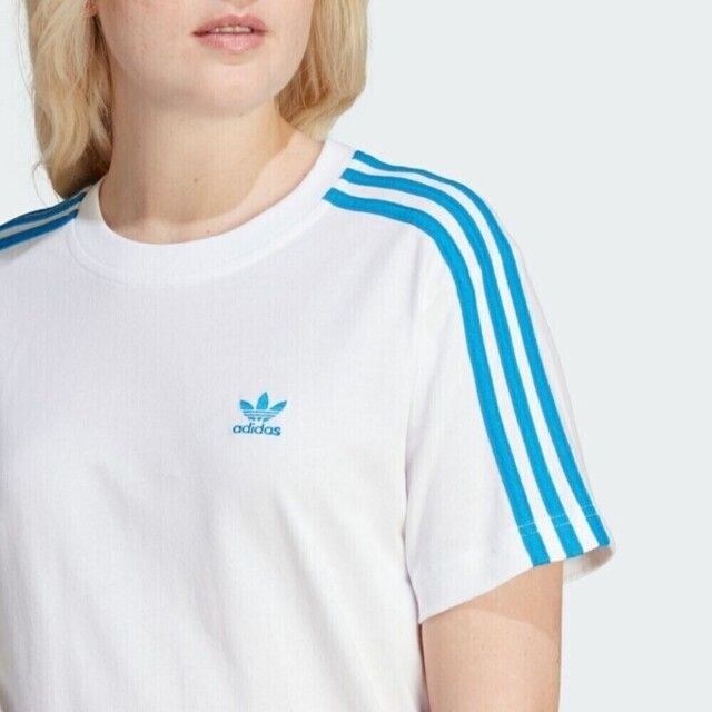 adidas Originals Adidas Adibrk Tee [IU2475] 女 短袖 上衣 運動 休閒 三葉草 棉質 寬鬆 舒適 白