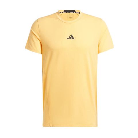 ADIDAS 愛迪達 D4T Tee IS3818 男 短袖 上衣 運動 慢跑 健身 訓練 重訓 吸濕排汗 修身 透氣 黃