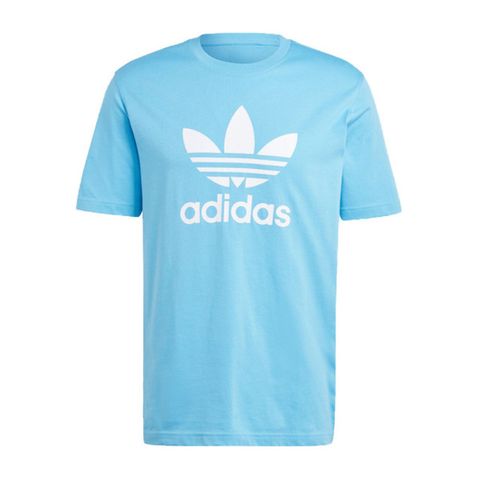 adidas Originals Adidas Trefoil T-Shirt [IR7980] 男 短袖 上衣 T恤 運動 經典 三葉草 基本款 水藍