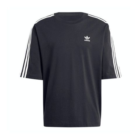 adidas Originals Adidas Oversize Tee [IZ1832] 男 短袖 上衣 T恤 運動 休閒 復古 三葉草 寬鬆 棉質 黑