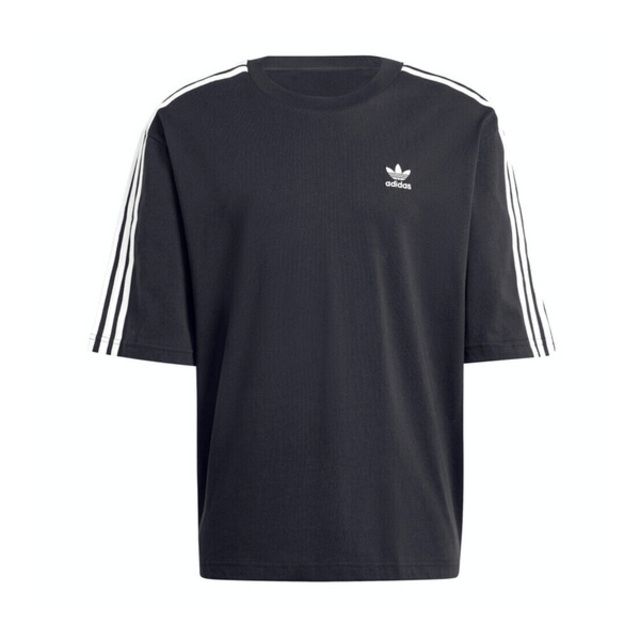 adidas Originals Adidas Oversize Tee IZ1832 男 短袖 上衣 T恤 運動 休閒 復古 三葉草 寬鬆 棉質 黑