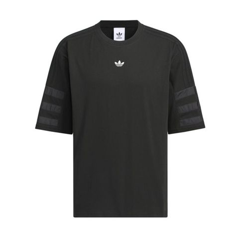 adidas Originals Adidas F3S TEE SS M JD6390 男 短袖 上衣 T恤 運動 經典 三葉草 寬鬆 舒適 黑