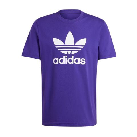 adidas Originals Adidas Trefoil T-Shirt IZ2355 男 短袖 上衣 T恤 運動 經典 三葉草 基本款 紫